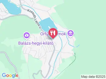 Kistó Étterem & Panzió Orfű a térképen