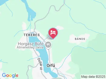 Marcsik Vendégház Orfű a térképen