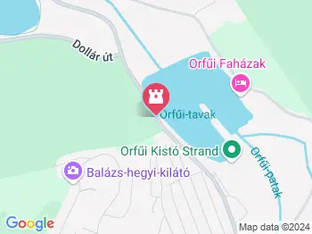 Mészégető-források barlangja Orfű a térképen