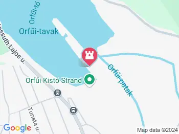 Orfű Kistó strand Orfű a térképen