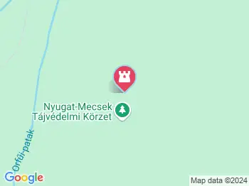 Sárkány-kút Orfű a térképen