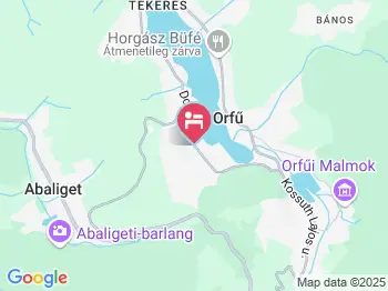Sirály Apartmanház Orfű a térképen
