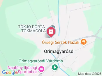 Evangélikus templom Ôrimagyarósd a térképen