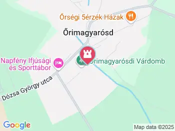 Őrimagyarósdi földvár emléke Ôrimagyarósd a térképen