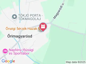 Történelmi fatojás Ôrimagyarósd a térképen