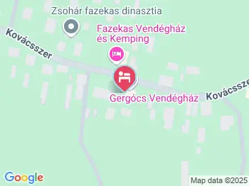 Gergócs Vendégház Ôriszentpéter a térképen