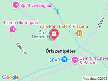 Református templom Ôriszentpéter a térképen