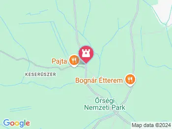 Rezgőnyár tanösvény Ôriszentpéter a térképen