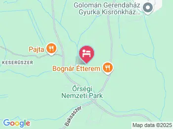 Szekeres Lovasfarm Ôriszentpéter a térképen