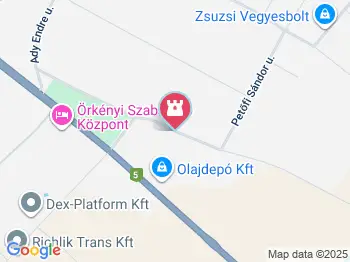 1848-as emlékhely Örkény a térképen