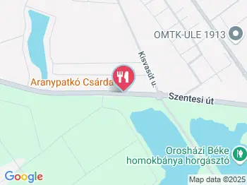 Aranypatkó Csárda Orosháza a térképen