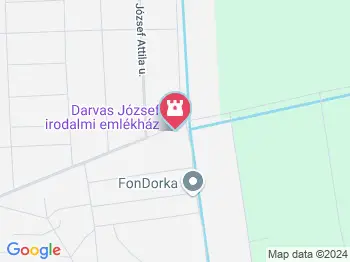 Darvas József Irodalmi Emlékház és Kutatóépület Orosháza a térképen