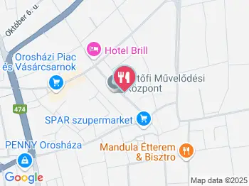 Félegyházi Pékség 17. sz. Mintabolt Orosháza a térképen