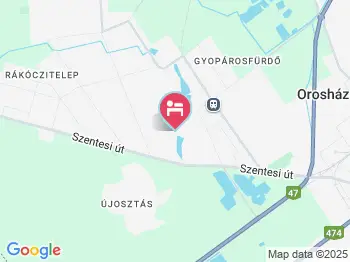 Fortuna Panzió Orosháza a térképen