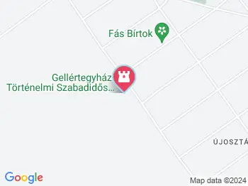 Gellértegyháza történelmi park Orosháza a térképen