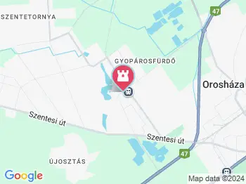 Gyopáros-tó Orosháza a térképen