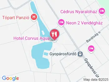 Hotel Corvus Aqua étterme Orosháza a térképen
