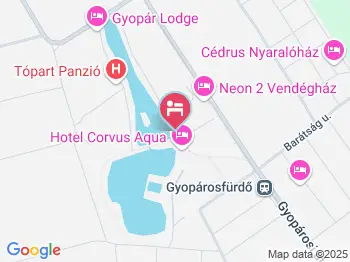 Hotel Corvus Aqua Orosháza a térképen