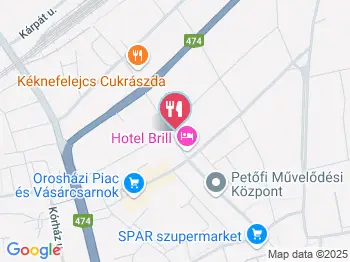 Hóvirág Fagylaltbár Orosháza a térképen