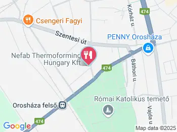 Kemencés Pizzéria Orosháza a térképen