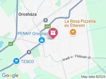 Kossuth Lajos szobor Orosháza a térképen