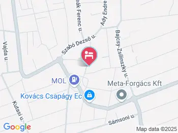 Mosoly Vendégház Orosháza a térképen