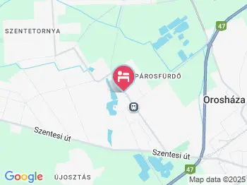 Neon 2 Vendégház Orosháza a térképen