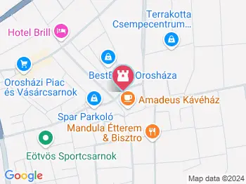 Szent István-szobor Orosháza a térképen