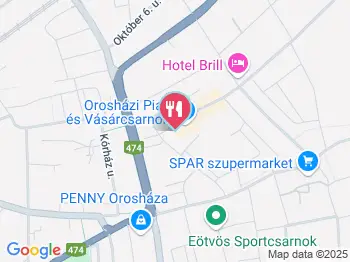 Szoki Cukrászda Orosháza a térképen