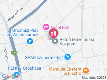 Taffo Cukrászda Orosháza a térképen