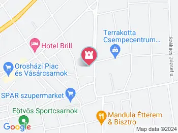 Táncsics Mihály-szobor Orosháza a térképen