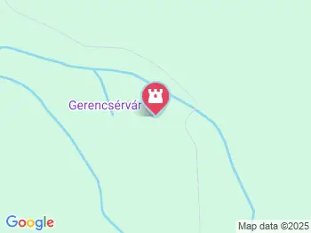 Gerencsér vár Oroszlány a térképen