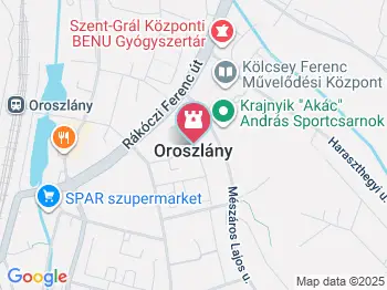 Kamalduli Remeteség Oroszlány-Majkpuszta a térképen