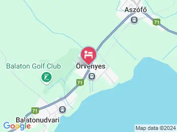 Huszár Vendégház Örvényes a térképen