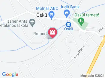 Ösküi kerektemplom Öskü a térképen