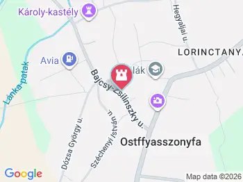 Weöres-Ostffy-Kastély Ostffyasszonyfa a térképen