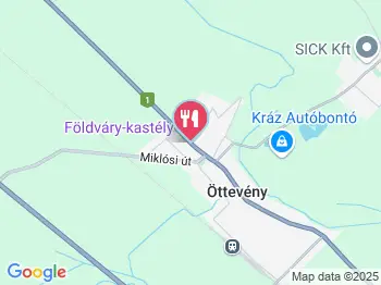 Chateau Földváry Öttevény a térképen