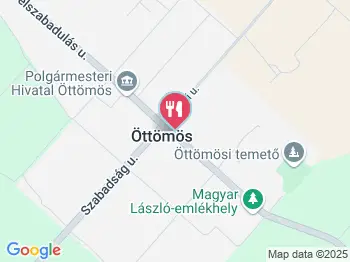 Patika kávézó Öttömös a térképen