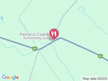 Petróczi Csárda Öttömös a térképen