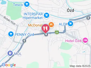 aCapella Étterem Ózd a térképen