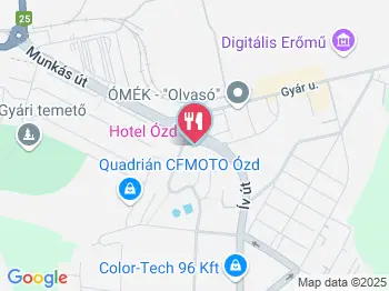 Hotel Ózd Étterme Ózd a térképen