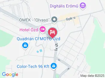 Hotel Ózd Ózd a térképen