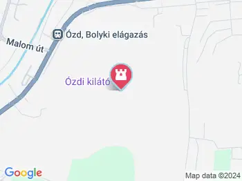 Ózdi kilátó Ózd a térképen