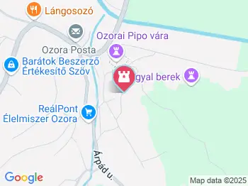 Ozorai várkastély Ozora a térképen