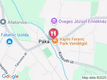 Éden Étterem Páka a térképen