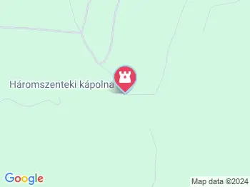 Háromszenteki kápolna Páka a térképen
