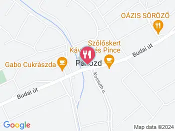 Fülöp Árpád Borozója Pákozd a térképen