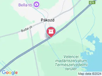 Gyurgyalagtelep Pákozd a térképen