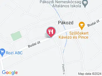 'Jobb mint otthon' Presszó Pákozd a térképen