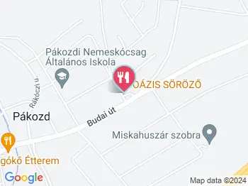 Oázis Söröző & Falatozó Pákozd a térképen